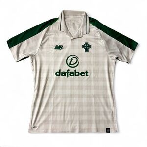 NB Celtic FC 2018/2019 white & green away football jersey shirt